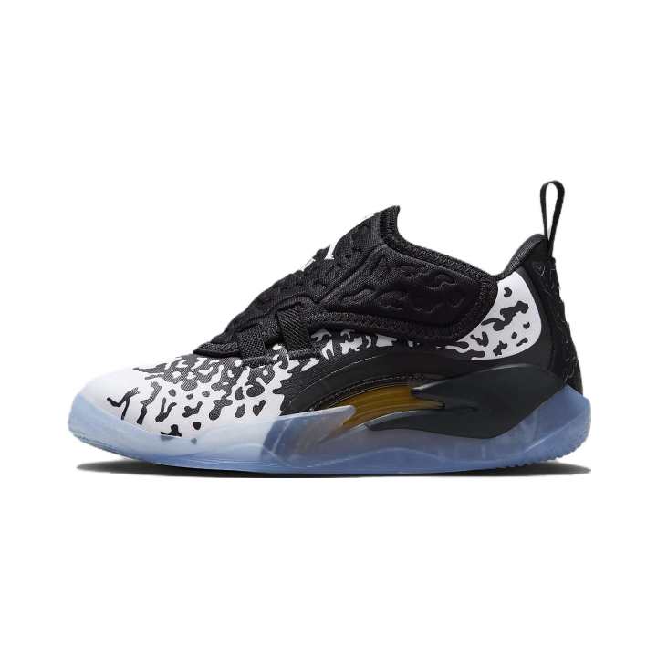 Jordan Jordan Zion 3 Comfortable Slip Resistant Abrasion Resistant Mid top Children's Basketball Shoes Black