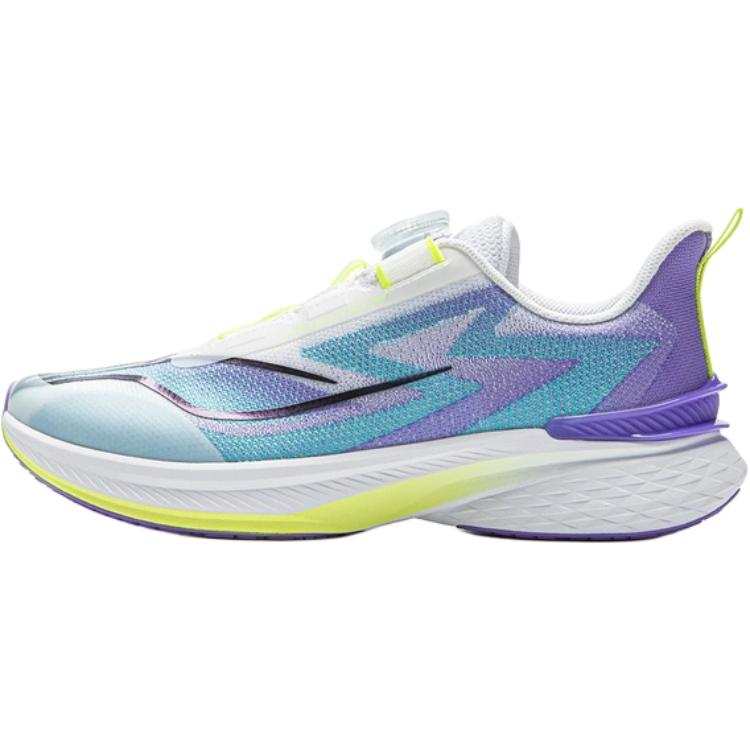 Li-Ning YOUNG Li Ning YOUNG Running Abrasion Resistant Low top Running Shoes Purple Blue Unisex