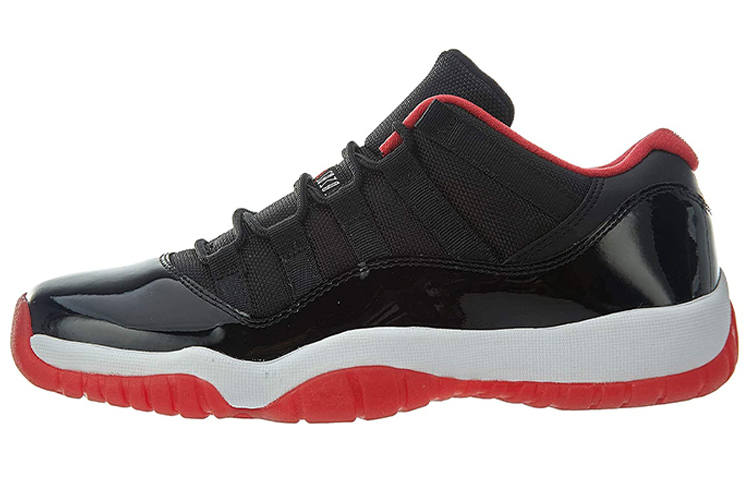 Jordan Jordan Air Jordan 11 Retro Low Bred Low top Basketball Shoes Black Red Unisex