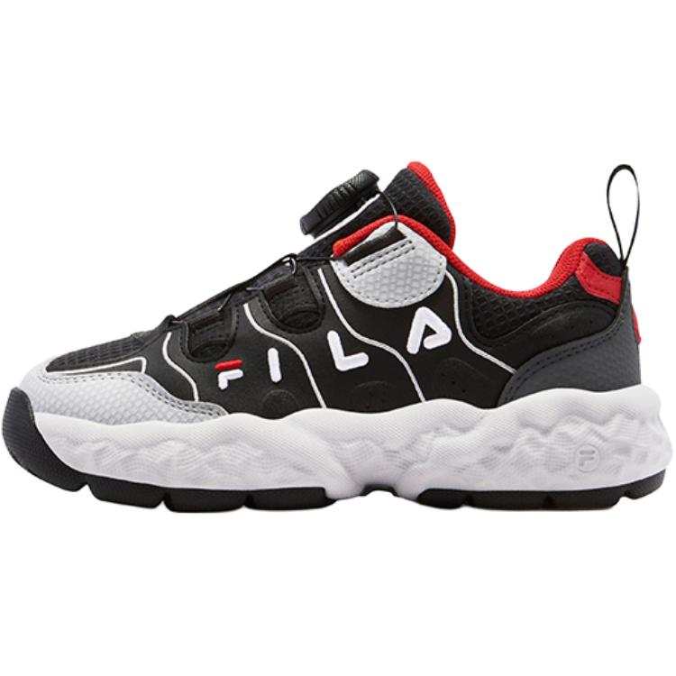 FILA KIDS Heritage FHT Pancake Shoes Synthetic Leather, Textile Support Low top Basketball Shoes Kids'