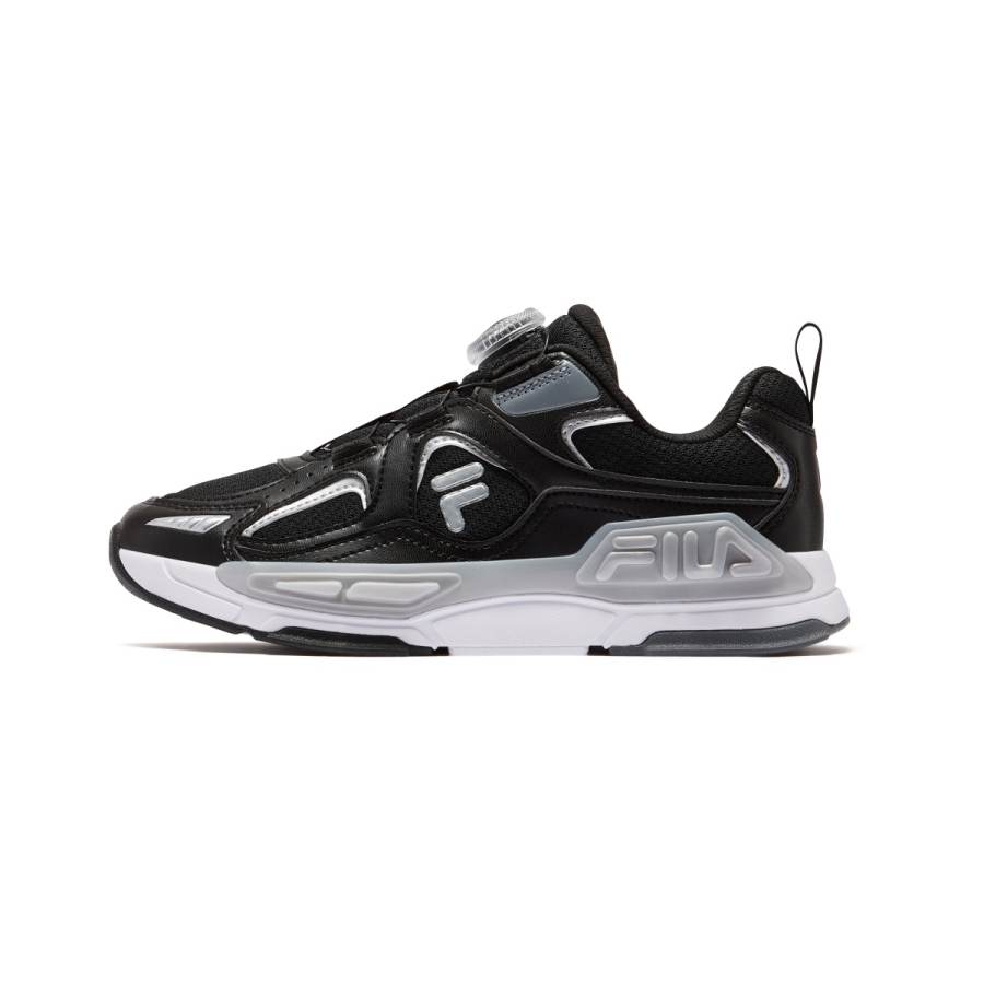 FILA KIDS Lightweight Cushioning Lightweight Cushioning Low top Kids' Running Shoes Black/Space Silver Teenagers