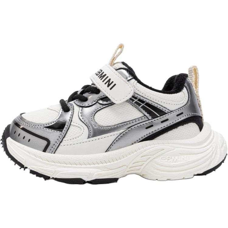 EBMINI Slip Resistant Anti Kick Abrasion Resistant Lightweight Cushioning Thermal Low top Kids Lifestyle Shoes Kids'