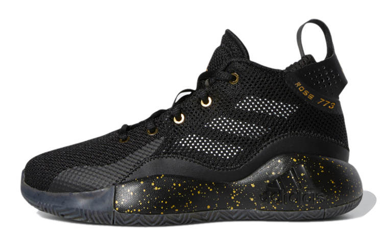 Adidas Adidas D Rose 773 Mesh Breathable Mid top Basketball Shoes Teenagers