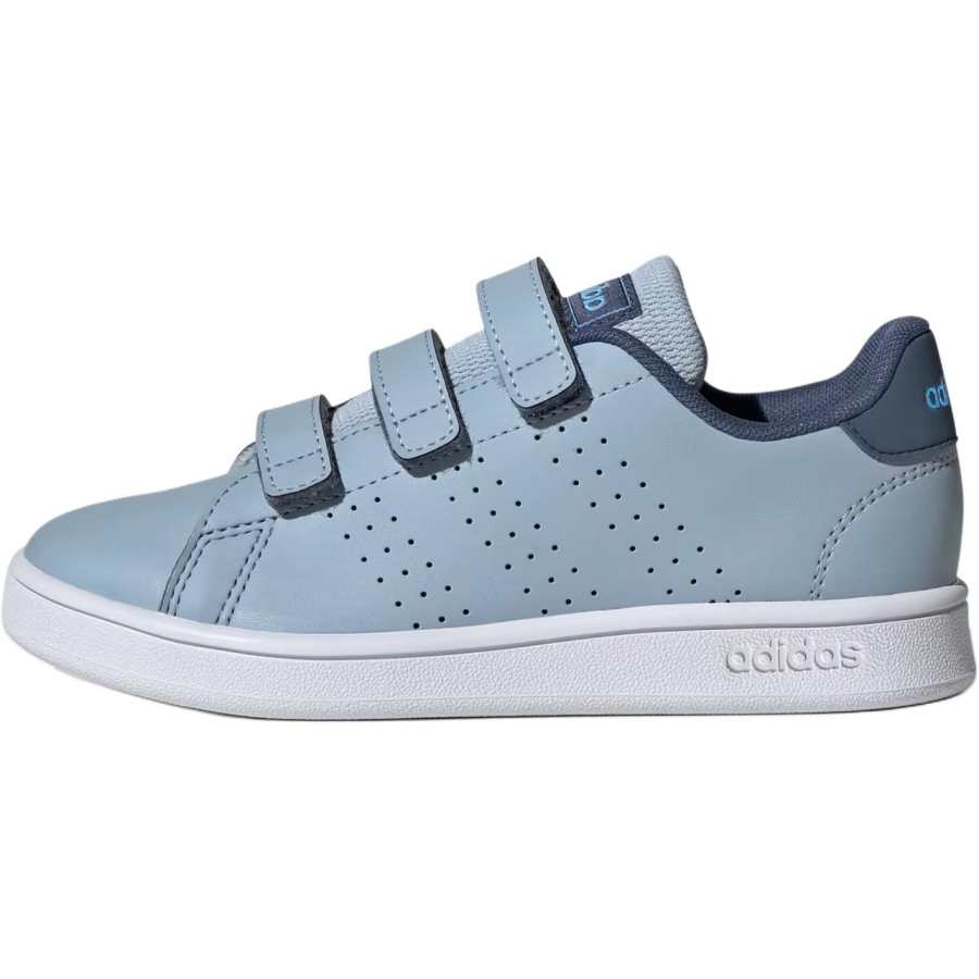 Adidas Adidas AdvantageCourt Slip Resistant Abrasion Resistant Low top Kids' Skateboarding Shoes Blue Kids'