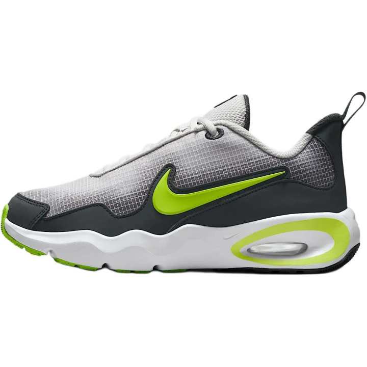 Nike Nike Leather Low top Casual Shoes Gray Yellow Unisex