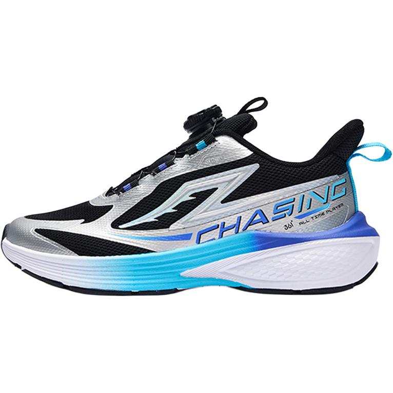 361°KIDS Low top Running Shoes Black Silver Teenagers