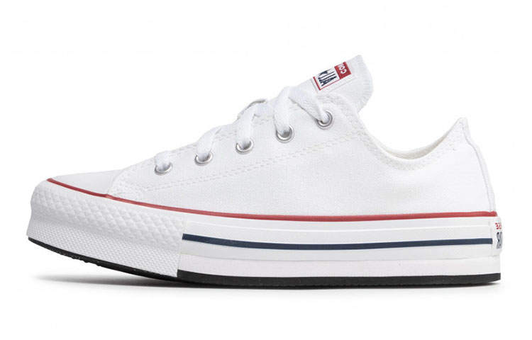 Converse Chuck Taylor All Star Abrasion Resistant Abrasion Resistant Low top Kids Canvas Shoes White Teenagers