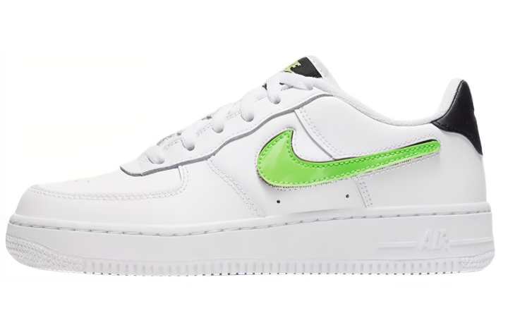Nike Nike Air Force 1 Low Removable Swoosh White Green Strike GS