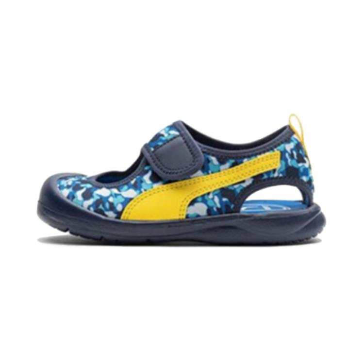PUMA Aquacat Children's Sandals Blue Yellow White Children Aged 3 7 Years Old