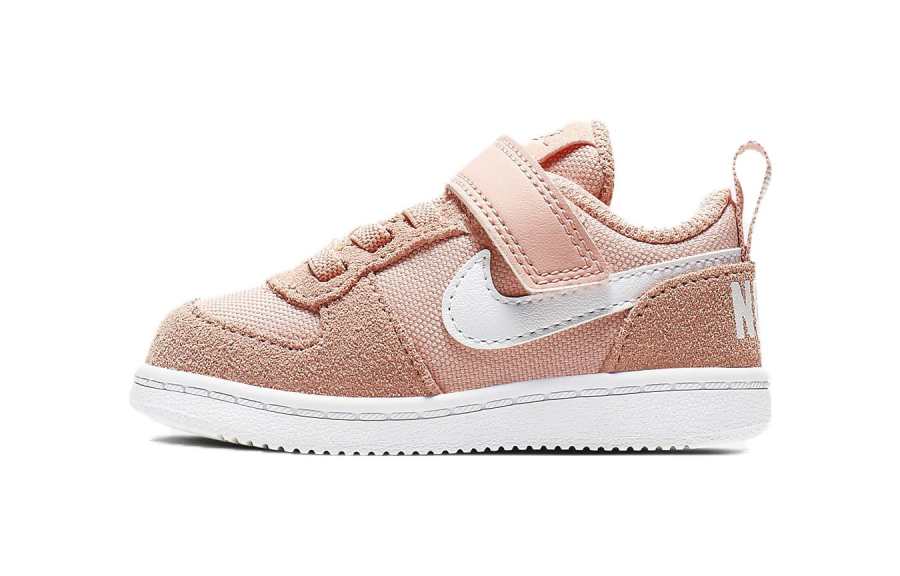 Nike Nike Court Borough Slip Resistant Cushioning Abrasion Resistant Low top Toddler Shoes Pink Infant And Toddler