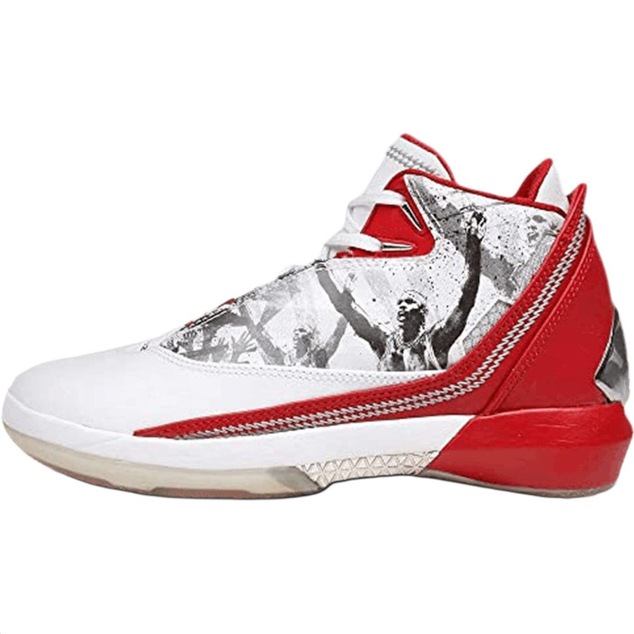 Jordan Jordan Air Jordan 22 Mid top Children's Basketball Shoes White Teenagers