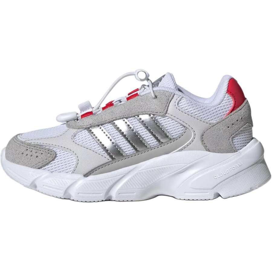 Adidas Adidas CRAZYCHAOS 2000 Soft And Comfortable Cushioning Abrasion Resistant Breathable Low top Kids Lifestyle Shoes Gray
