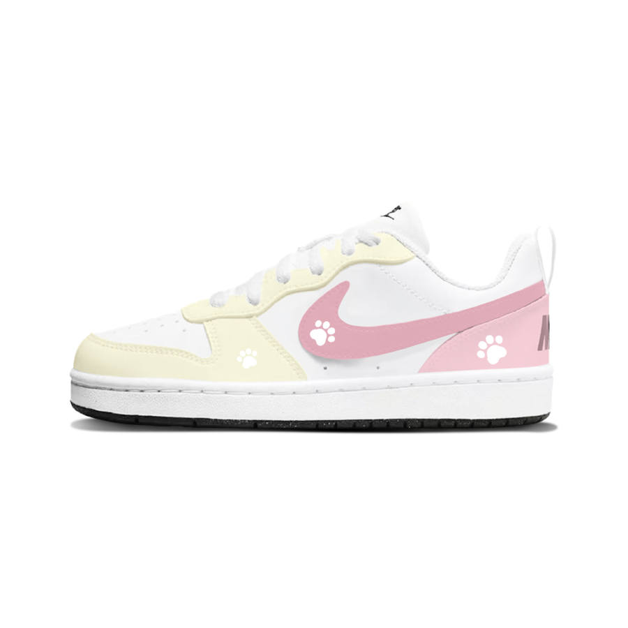 Nike Nike Court Borough Slip Resistant Abrasion Resistant Slip Resistant Abrasion Resistant Low top Skateboard Shoes Ecru