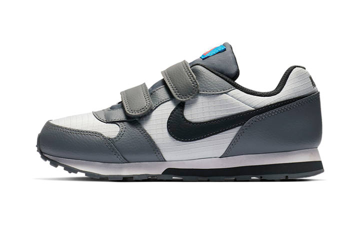 Nike Nike MD Runner 2 Low top Kids' Running Shoes Gray White Blue Children Aged 3 7 Years Old