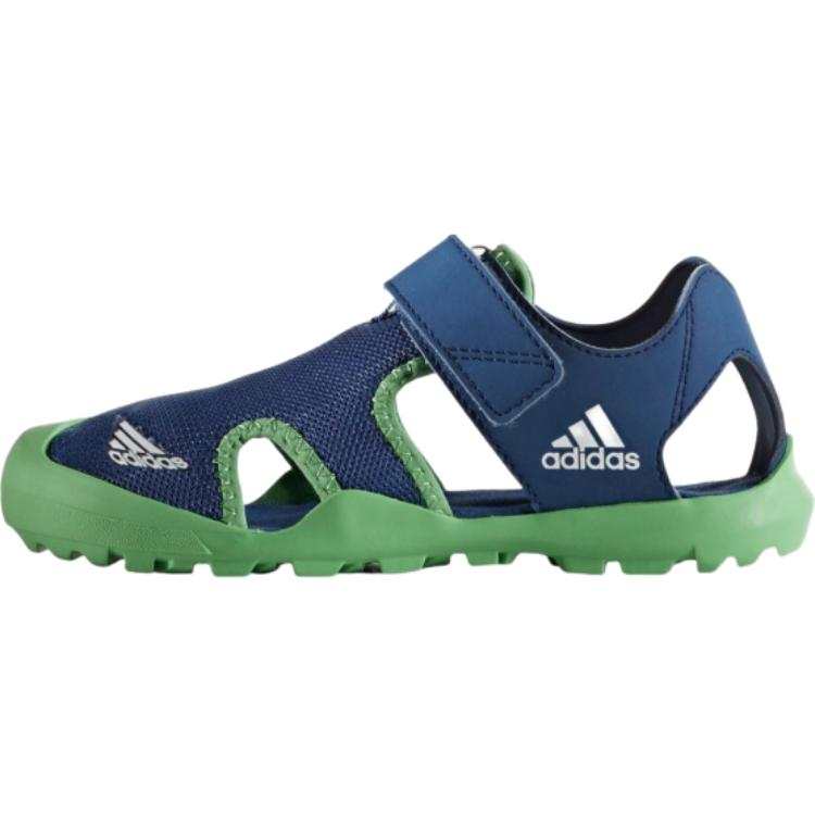 Adidas Adidas Captain Toey Slip Resistant Abrasion Resistant Low top Kids' Slippers Blue Green Kids'