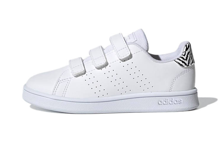 Adidas Neo ADVANTAGE Abrasion Resistant Low top Kids' Skateboarding Shoes Pre school