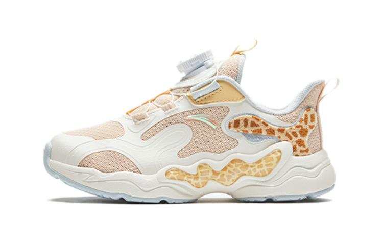 Antakids Yun Yi Slip Resistant Abrasion Resistant Low top Sports Casual Shoes Brown White Children Aged 3 7 Years Old