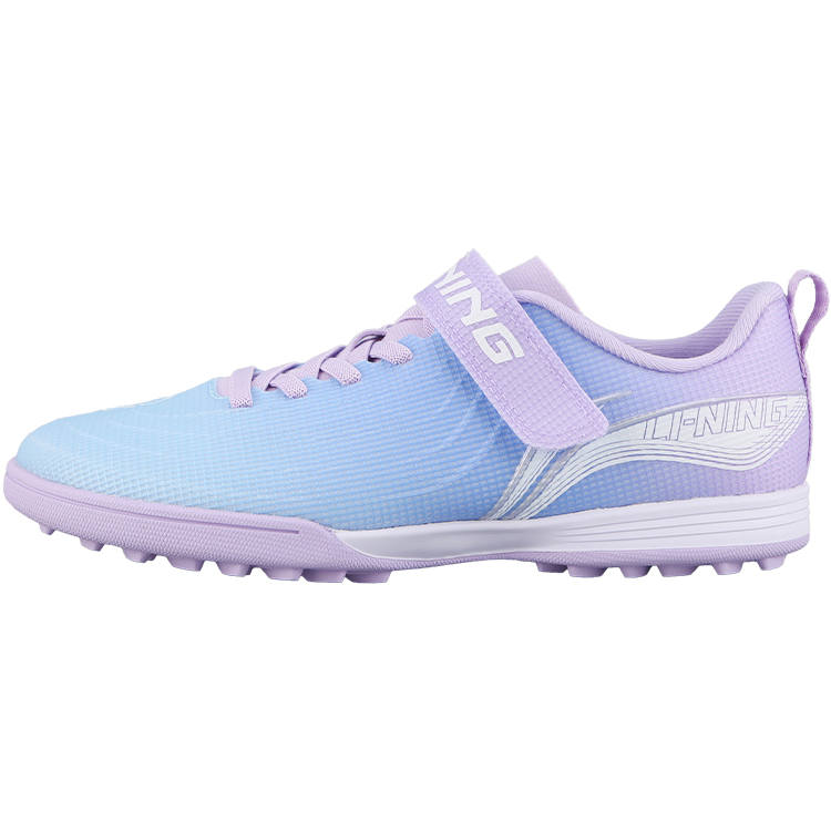Li-Ning YOUNG Li Ning YOUNG Pu Kids' Soccer Shoes Blue Purple Kids'