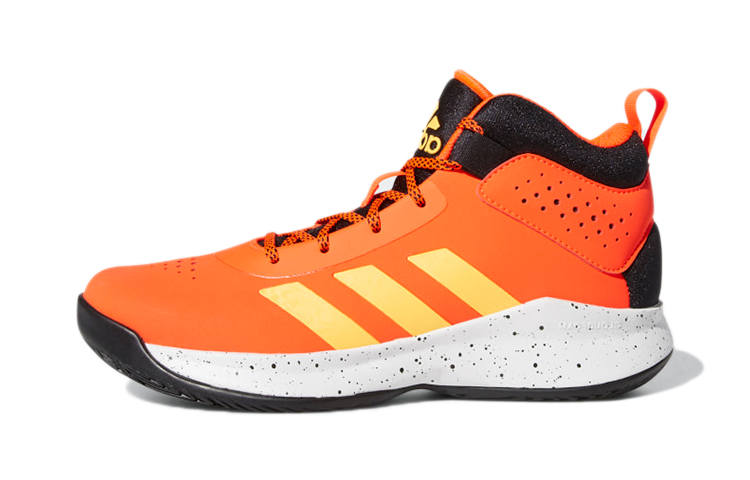 Adidas Adidas Cross Em Up 5 Abrasion Resistant Mid top Children's Basketball Shoes Kids'
