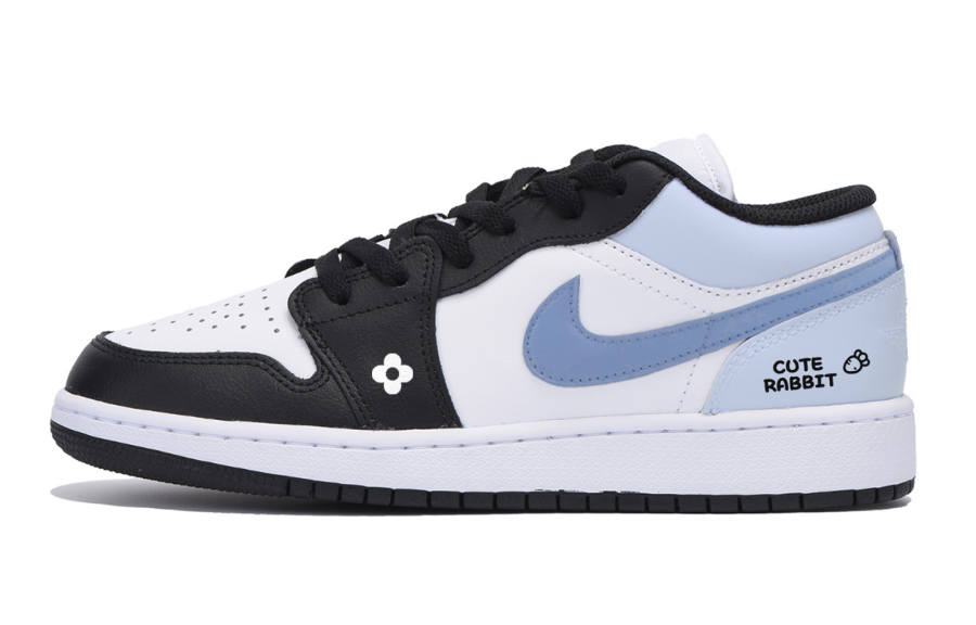 Jordan Jordan Air Jordan 1 Low Leather Low top Children's Basketball Shoes White Teenagers