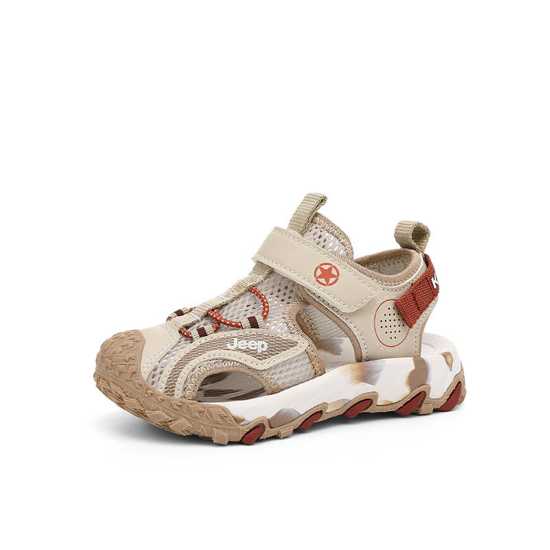 Jeep Slip Resistant Anti Kick Cushioning Abrasion Resistant Breathable Low Top Sandal Kids'