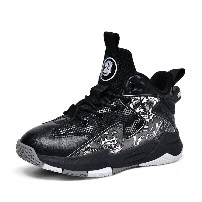 TONYBEAR Slip Resistant Abrasion Resistant Slip Resistant Abrasion Resistant Mid top Children's Basketball Shoes Kids'