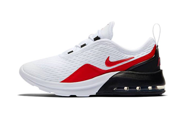 Nike Nike Air Max Motion Abrasion Resistant Abrasion Resistant Low top Running Shoes White Black Red