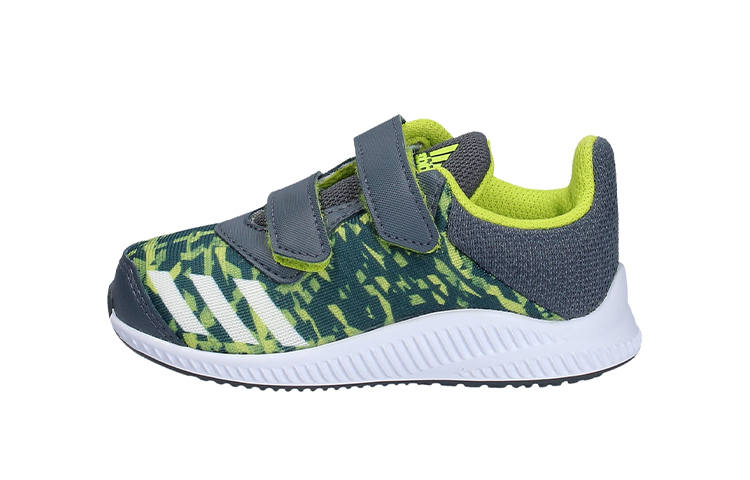 Adidas Adidas Fortarun Comfortable Abrasion Resistant Abrasion Resistant Low top Toddler Shoes Gray Green Infant And Toddler