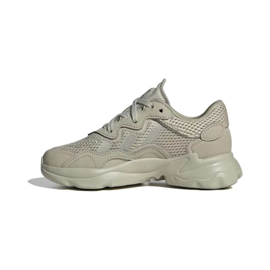 Adidas Originals Ozweego Cushioning, Wear Resistant Low top Kids Lifestyle Shoes Gray Pre school