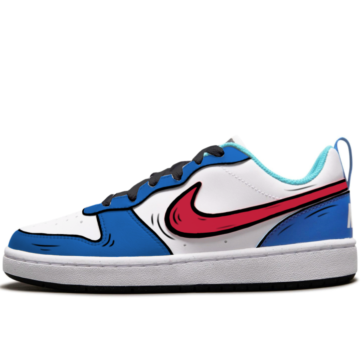 Nike Nike Court Borough Dream Red Synthetic Leather Cushioning Abrasion Resistant Cushioning, Wear Resistant Low top