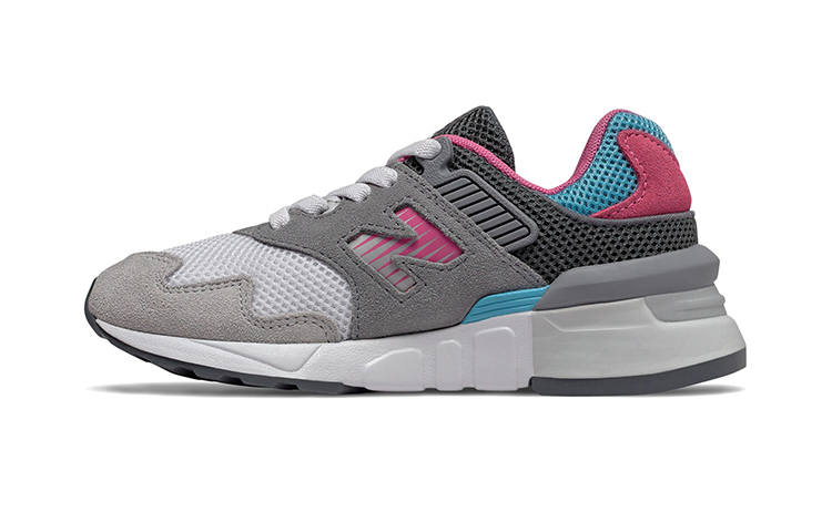 New Balance New Balance NB 997S Trendy Kids Lifestyle Shoes Gray Pink Children Aged 3 7 Years Old
