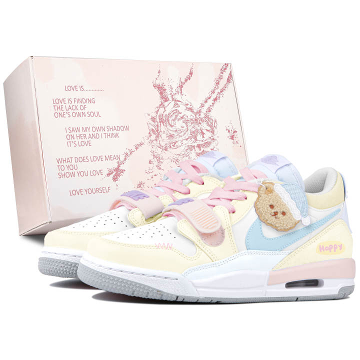 Jordan Jordan Legacy 312 Children's Basketball Shoes Yellow Teenagers