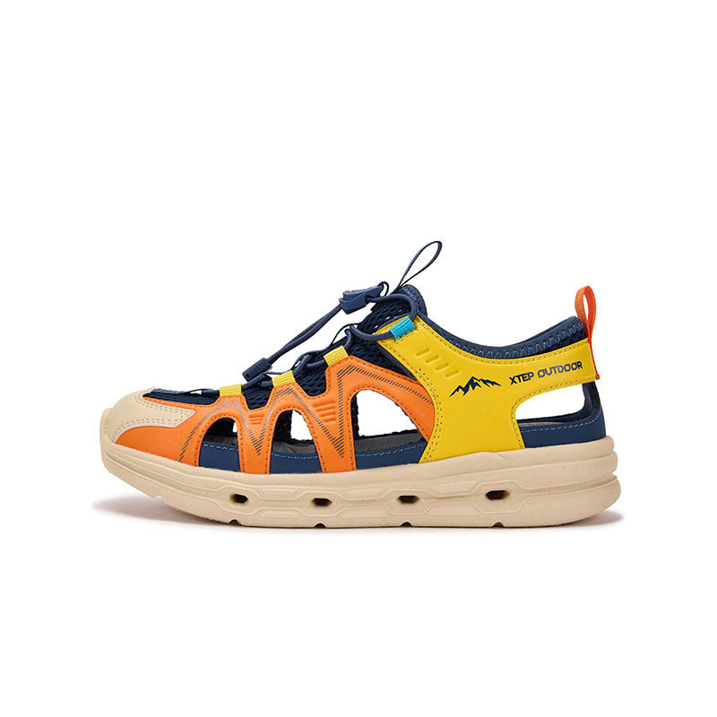 XTEP Low top Sandal Persian Blue/Lava Orange Teenagers