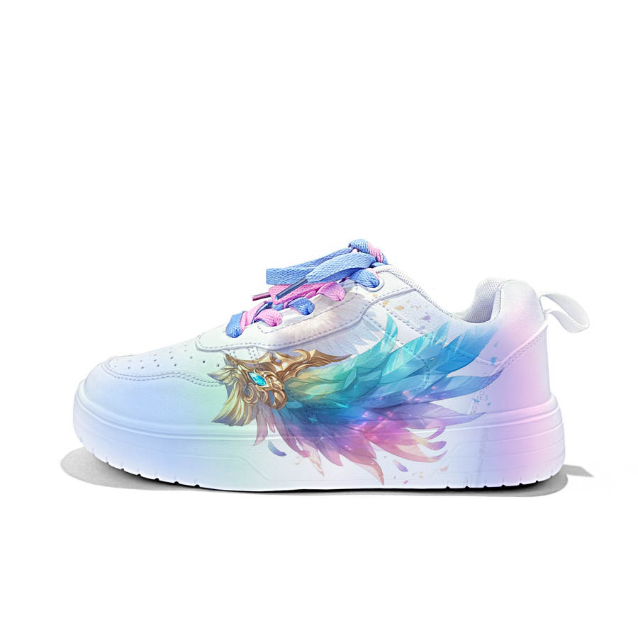 ZUOLENGCHAN Chinoiserie Synthetic Leather Slip Resistant, Abrasion Resistant, Lightweight Low top Casual Shoes Unisex