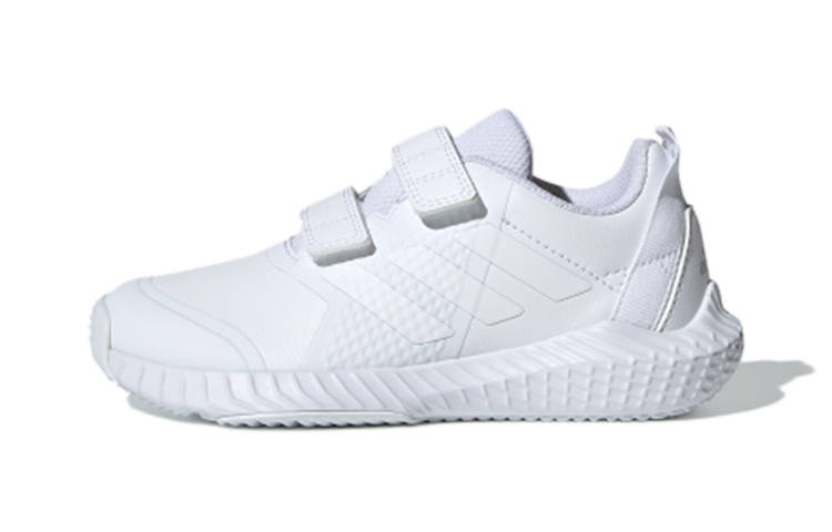 Adidas Adidas Gym Athleisure Slip Resistant Low top Kids' Running Shoes White Children Aged 3 7 Years Old