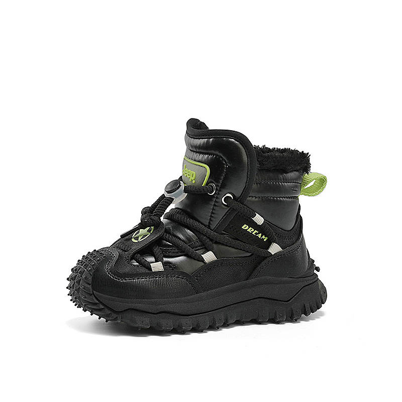 Jeep Snow Boots Kids' Boots Obsidian Black/Green Kids'