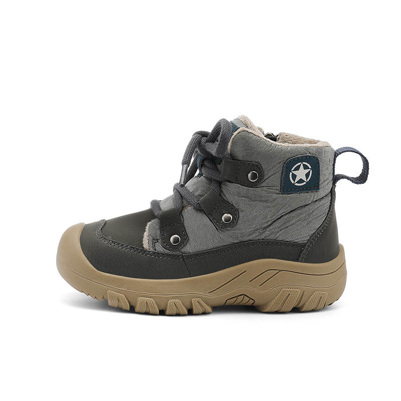 Jeep Mid top Casual Shoes Dark Gray Silver Kids'