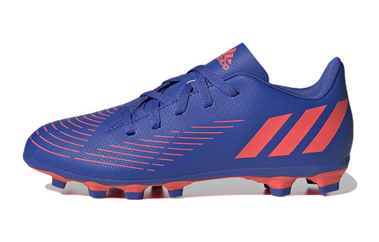 Adidas Adidas PREDATOR Edge.4 Slip Resistant, Abrasion Resistant, Lightweight Low top Kids' Soccer Shoes Blue Orange Kids'