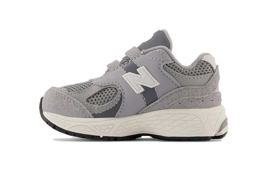 New Balance New Balance NB 2002R Hook and loop Breathable Low top Toddler Shoes Gray White Infant And Toddler