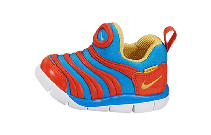 Nike Nike Dynamo Free Slip Resistant Cushioning Abrasion Resistant Breathable Low top Toddler Shoes Blue Pink