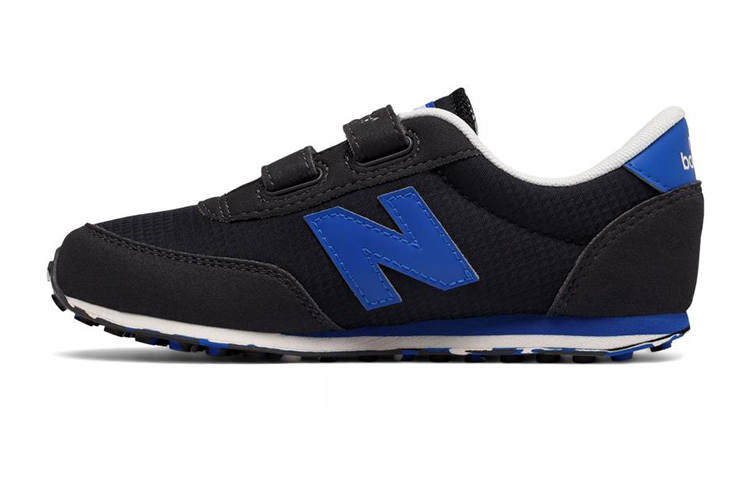 New Balance New Balance Comfortable Slip Resistant Cushioning Abrasion Resistant Breathable Low top Kids' Running Shoes Black Blue