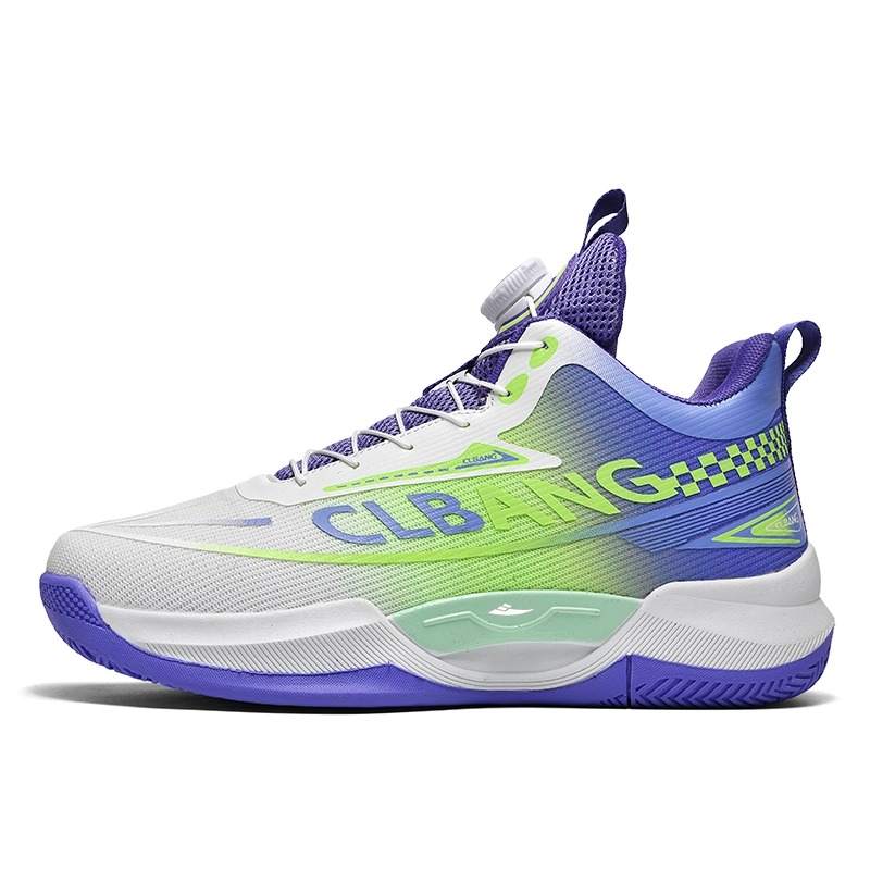KUDING Cushioning Abrasion Resistant Breathable Mid top Children's Basketball Shoes Teenagers