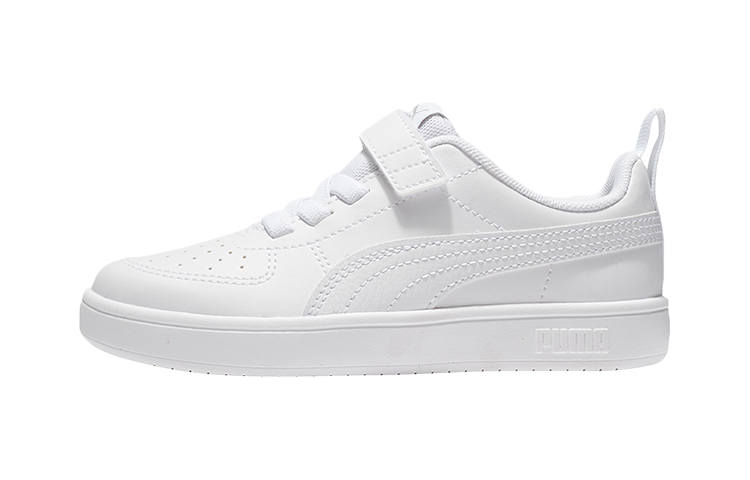 PUMA Rickie Low top Kids' Skateboarding Shoes White Children Aged 3 7 Years Old