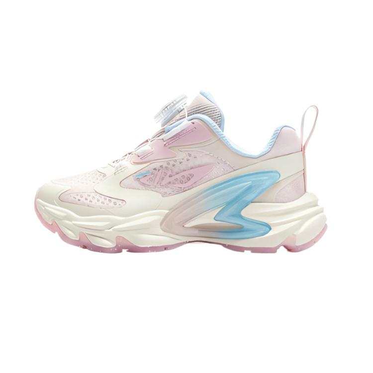 FILA KIDS Hummingbird Low top Kids' Running Shoes Pink White Children Aged 3 7 Years Old