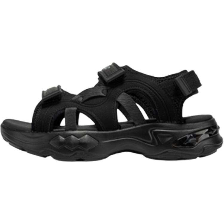 XTEP Abrasion Resistant Breathable Low top Children's Sandals Black Kids'