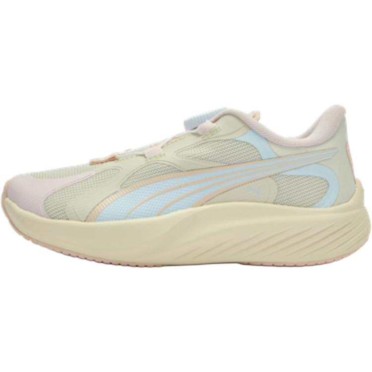 PUMA Pounce Lite Abrasion Resistant Low Top Kids' Running Shoes Beige Children Aged 3 7 Years Old