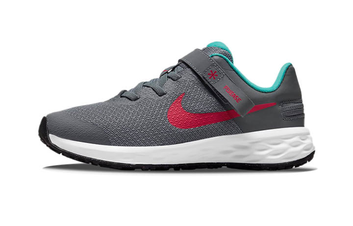 Nike Nike REVOLUTION 6 Flyease Recyclable Material Low top Athletic Shoes Gray Children Aged 3 7 Years Old