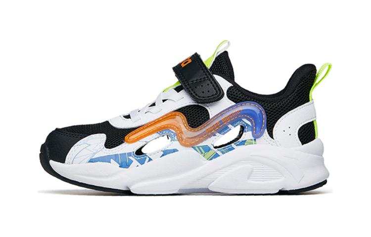 Antakids Anta Slip Resistant Abrasion Resistant Sports Sandals Black White Orange Children Aged 3 7 Years Old
