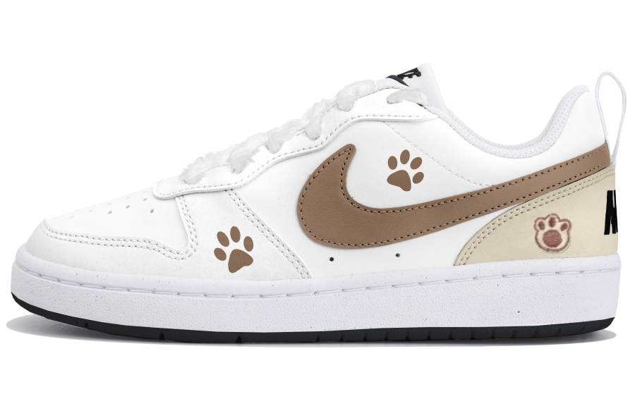 Nike Nike Court Borough Low top Kids' Skateboarding Shoes Brown Teenagers