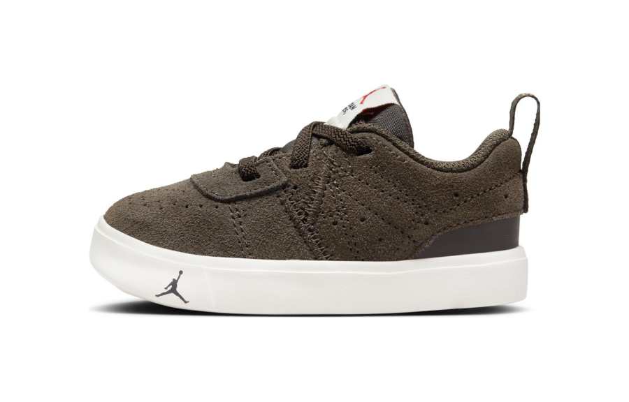 Jordan Jordan Series ES ALT Slip Resistant Abrasion Resistant Low top Skateboard Shoes Dark Brown Infant And Toddler